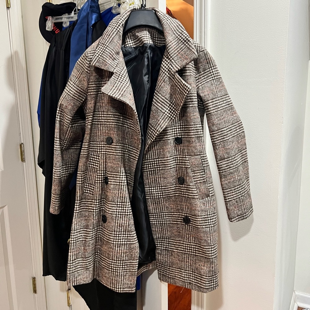 PLAID VINTAGE COAT
